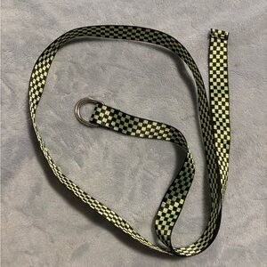 ‼️Free with purchase‼️Checkered Black and Green Belt